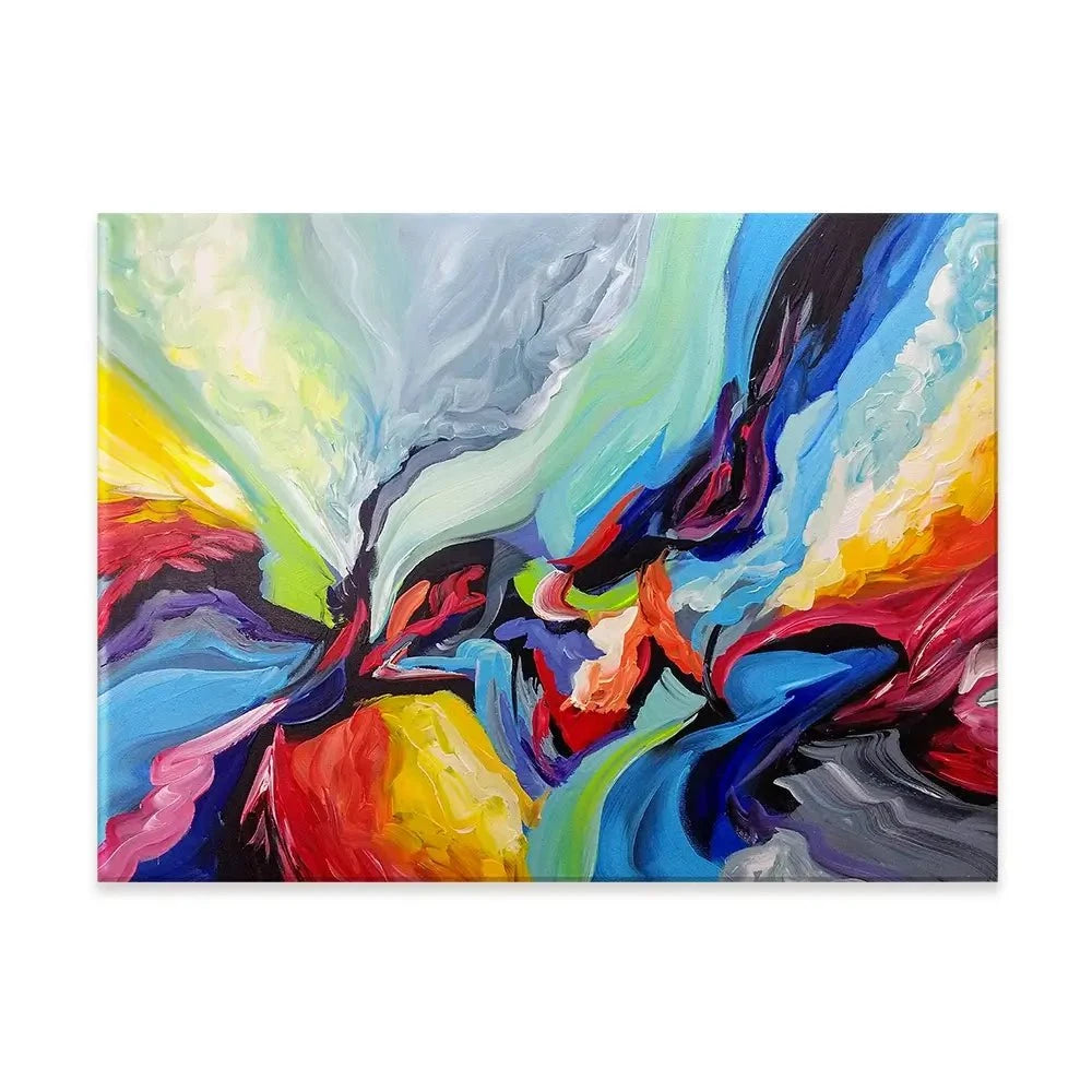 Colourful Symphony Canvas Print Colourful Symphony Canvas Print wall art product Olga Tkachyk