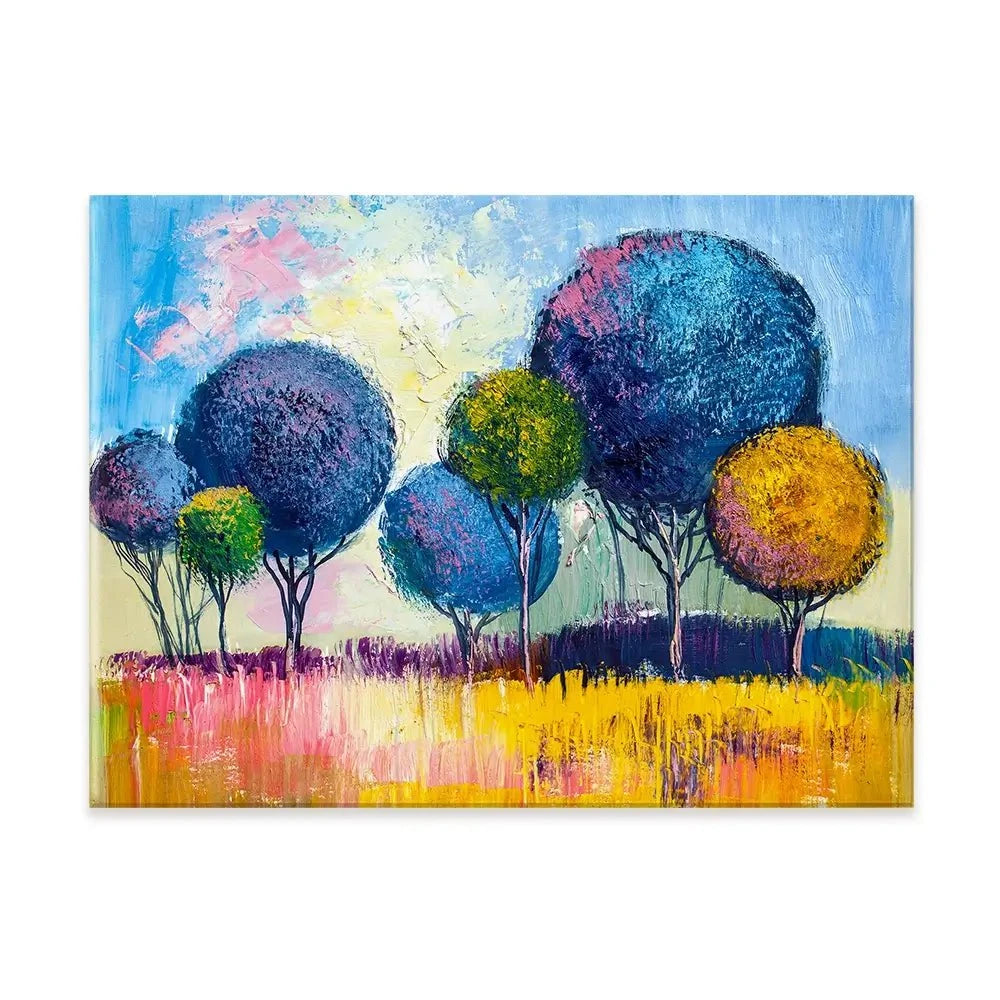 Colourful Trees Canvas Print Colourful Trees Canvas Print wall art product S-BELOV / Shutterstock
