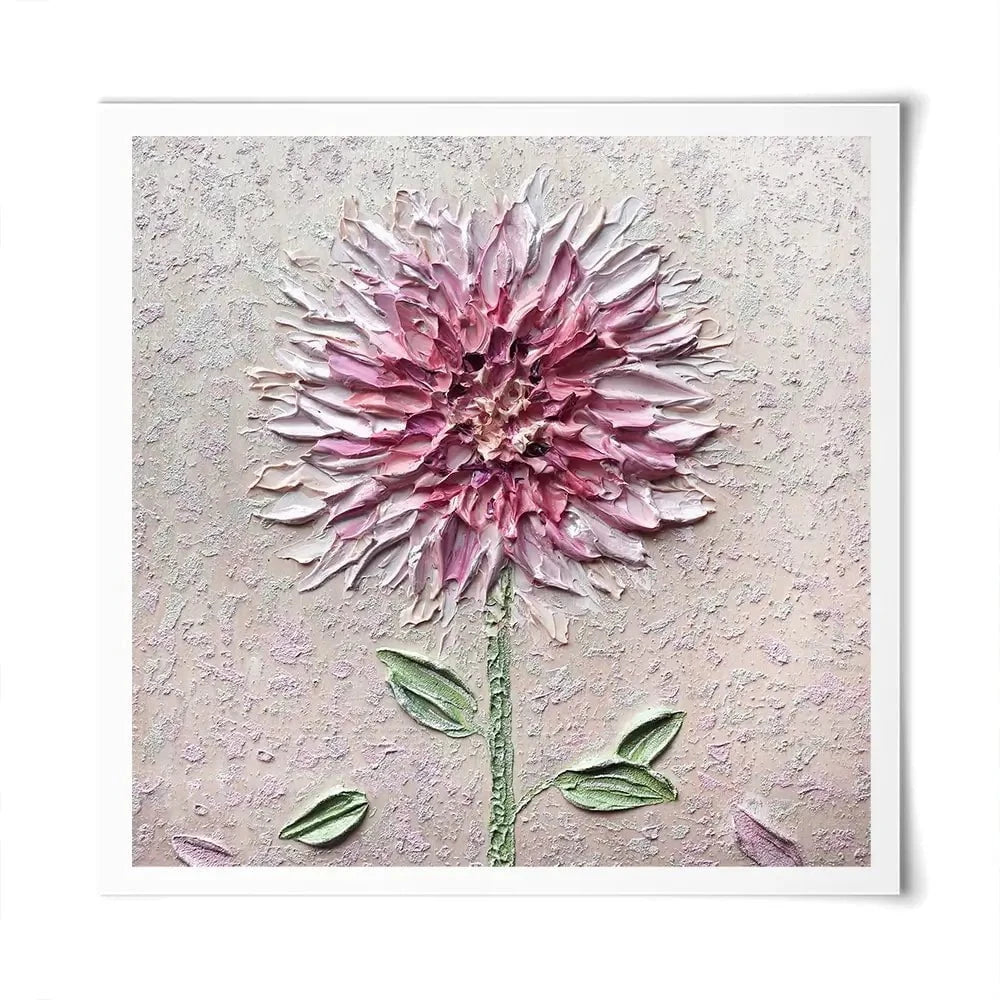 Comfortable Solitude Pink Square Art Print Comfortable Solitude Pink Square Art Print wall art product Nada Khatib