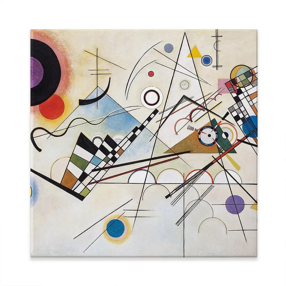 Composition 8 Square Canvas Print Composition 8 Square Canvas Print wall art product Wassily Kandinsky