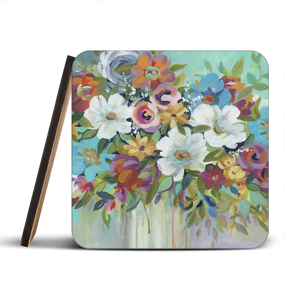 Confetti Bouquet Coaster Set Confetti Bouquet Coaster Set wall art product Carol Robinson