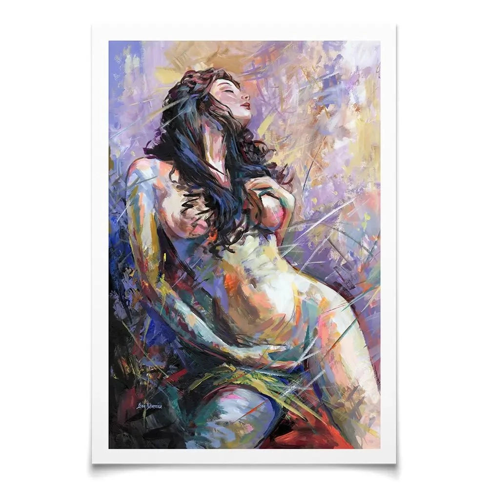 Contemporary Nude Woman Art Print Contemporary Nude Woman Art Print wall art product Leon Devenice