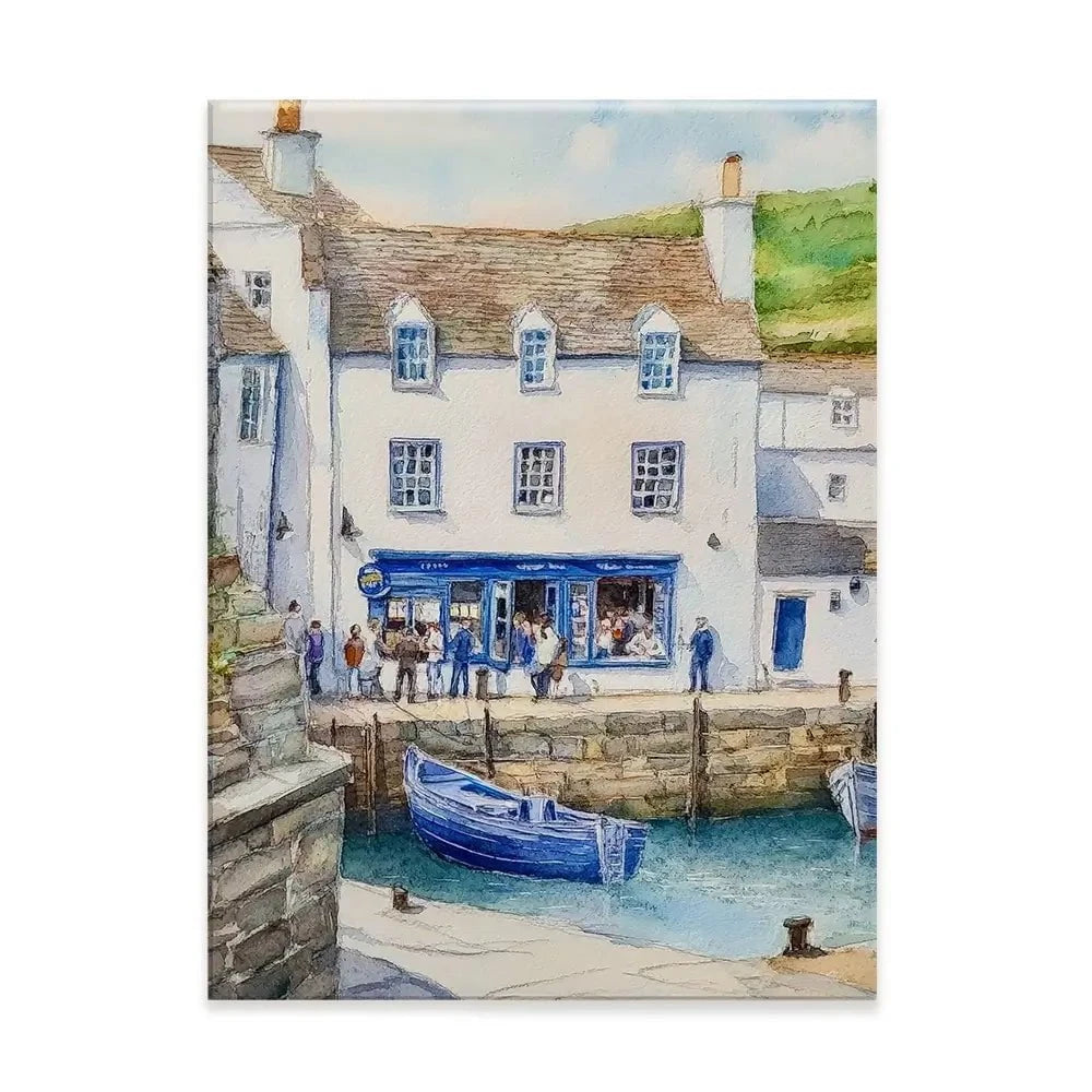 Cornish Quayside Canvas Print Cornish Quayside Canvas Print wall art product David Alexander Elder