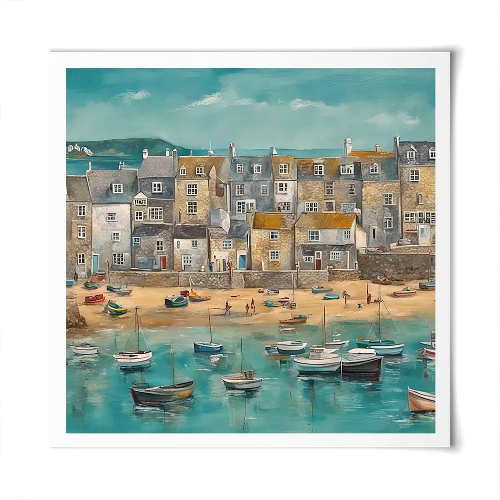 Cornwall Spring Square Art Print Cornwall Spring Square Art Print wall art product David Alexander Elder