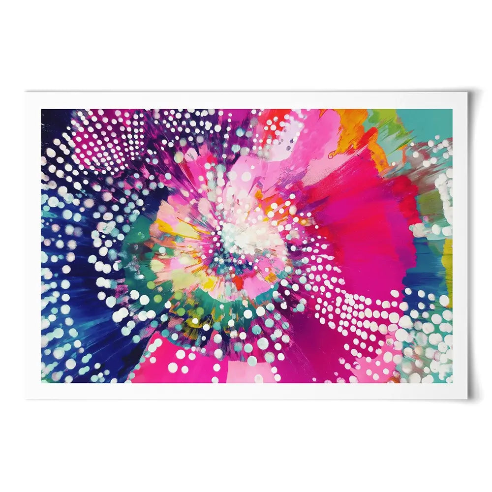 Cosmic Bloom Art Print Cosmic Bloom Art Print wall art product Chromatic Storm Studio