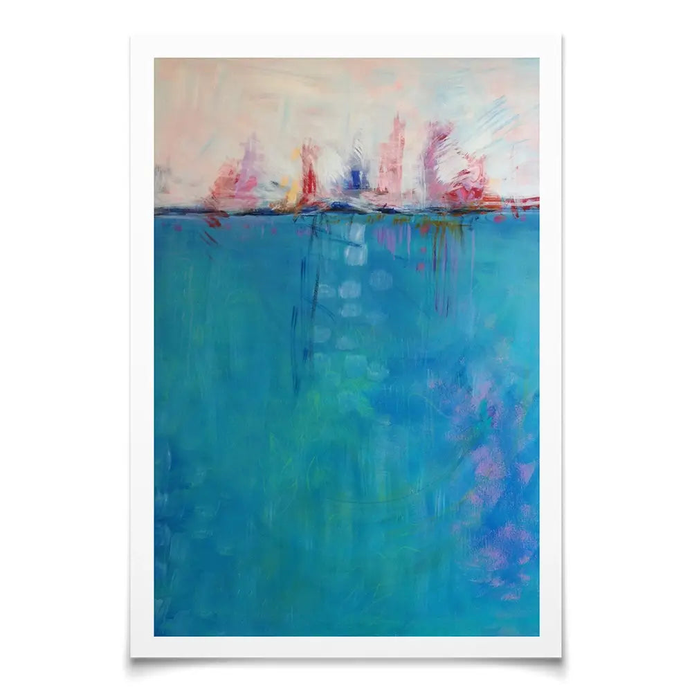 Cote D'Azure Art Print Cote D'Azure Art Print wall art product Jane Brookshaw