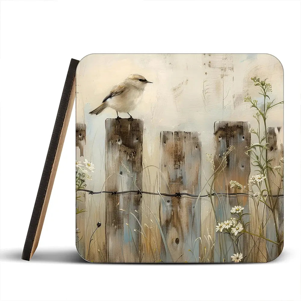 Country Bird Coaster Set Country Bird Coaster Set wall art product Arlington Prints - Independent