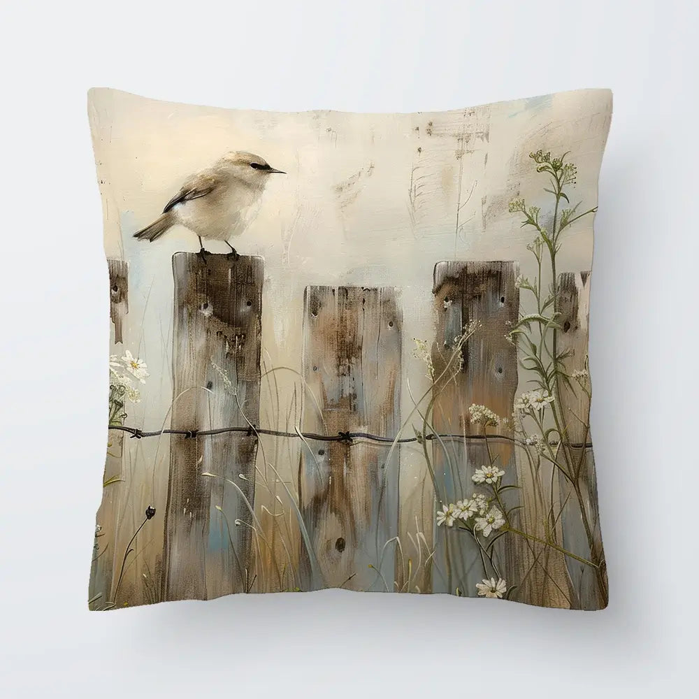Country Bird Cushion Country Bird Cushion wall art product Arlington Prints - Independent