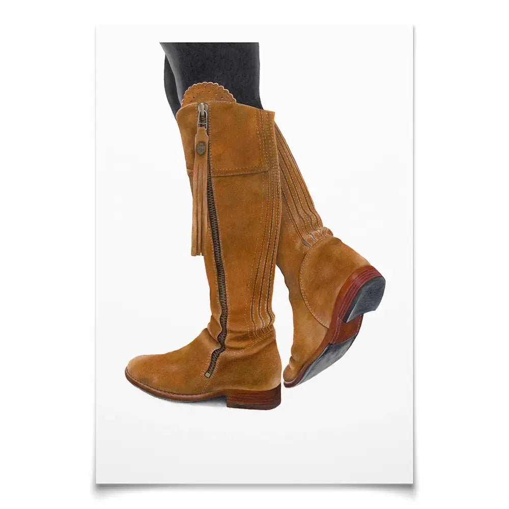Country Boots Art Print Country Boots Art Print wall art product Georgie Turner