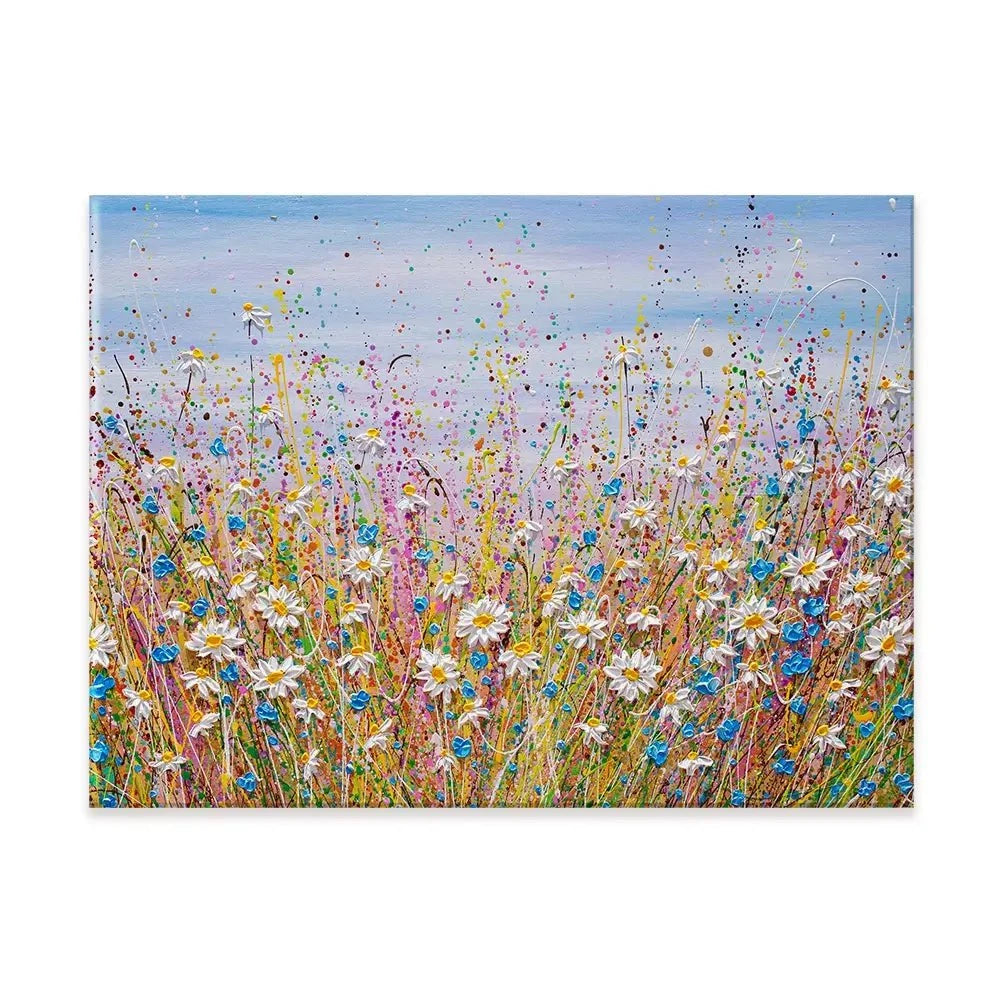 Cover Me In Daisies Canvas Print Cover Me In Daisies Canvas Print wall art product Olga Tkachyk