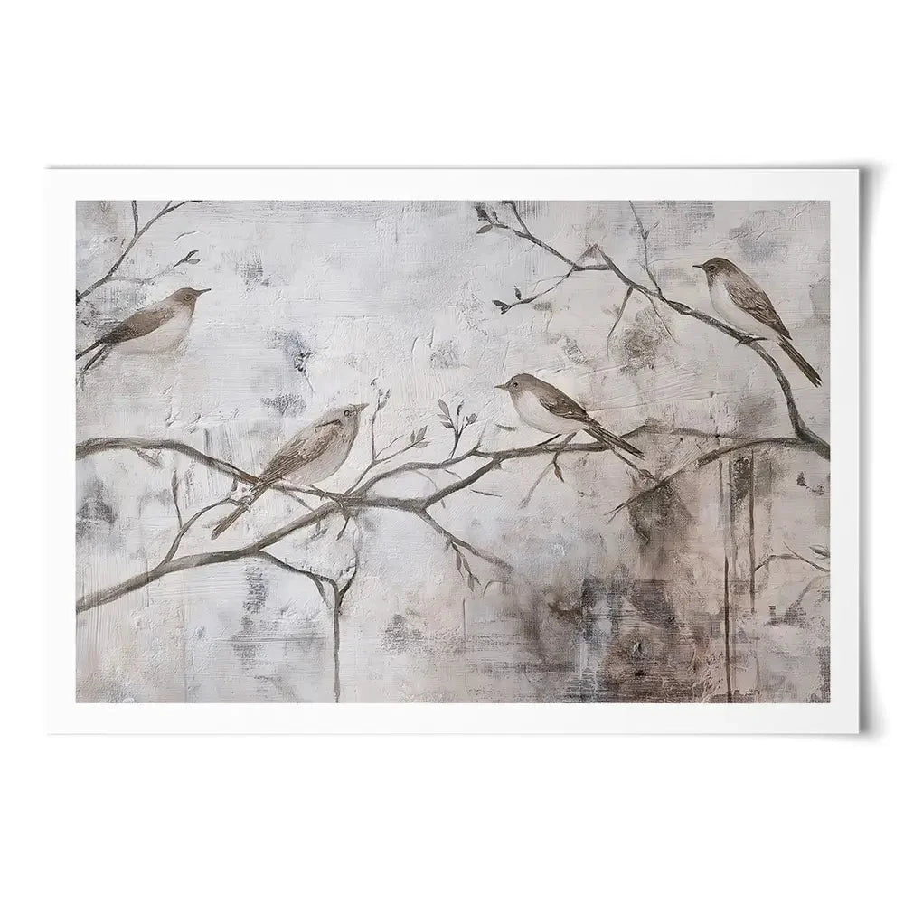 Cozy Songbirds Art Print Cozy Songbirds Art Print wall art product Svetlana Aleynikova