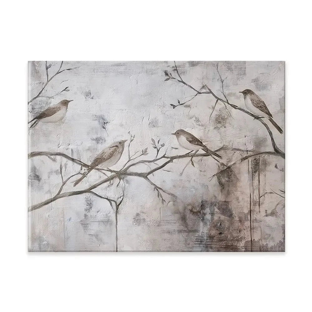 Cozy Songbirds Canvas Print Cozy Songbirds Canvas Print wall art product Svetlana Aleynikova