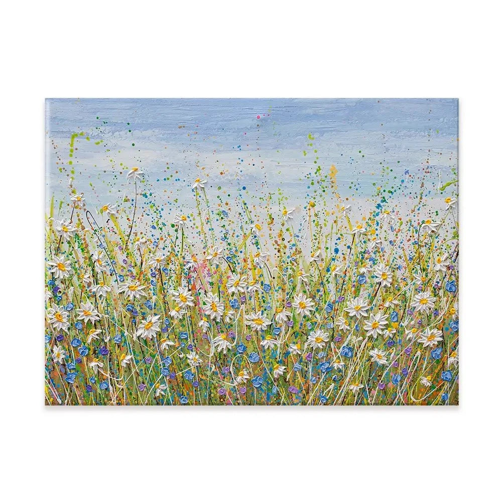 Daisies In July Canvas Print Daisies In July Canvas Print wall art product Olga Tkachyk