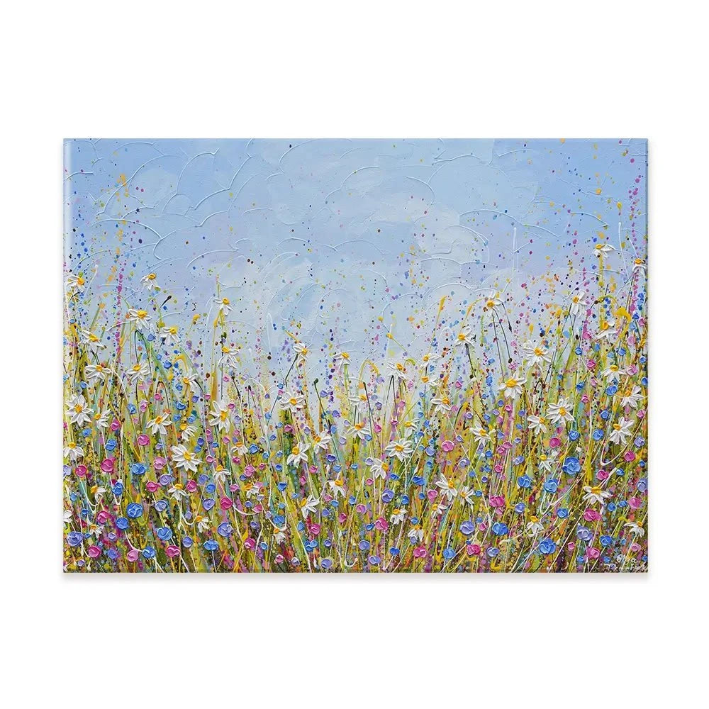 Daisy Joy Canvas Print Daisy Joy Canvas Print wall art product Olga Tkachyk