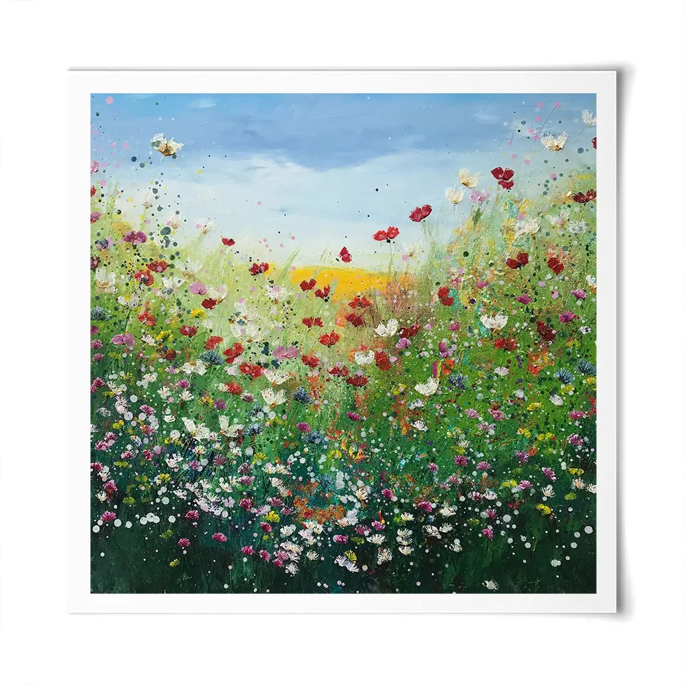 Dance With Me Square Art Print Dance With Me Square Art Print wall art product Laure Bury