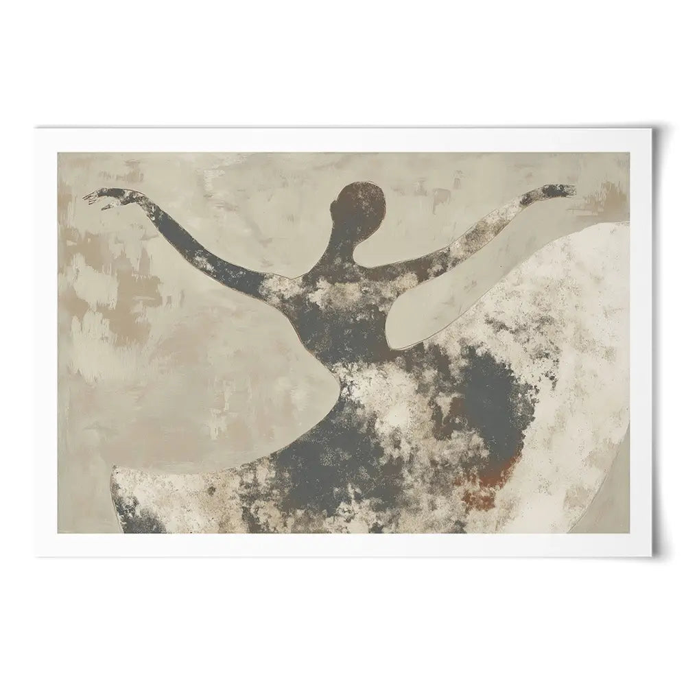 Dancer With Open Arms Art Print Dancer With Open Arms Art Print wall art product Chromatic Storm Studio