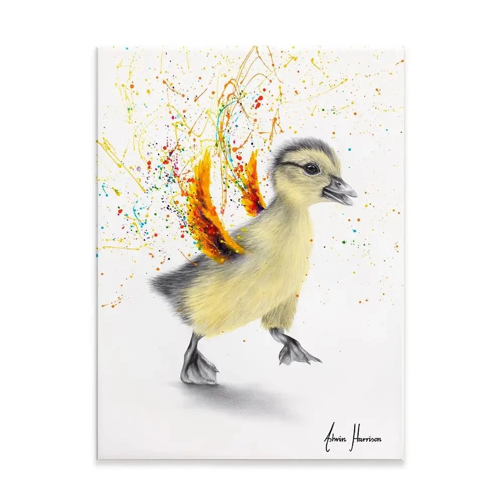 Dancing Duckling Canvas Print Dancing Duckling Canvas Print wall art product Ashvin Harrison