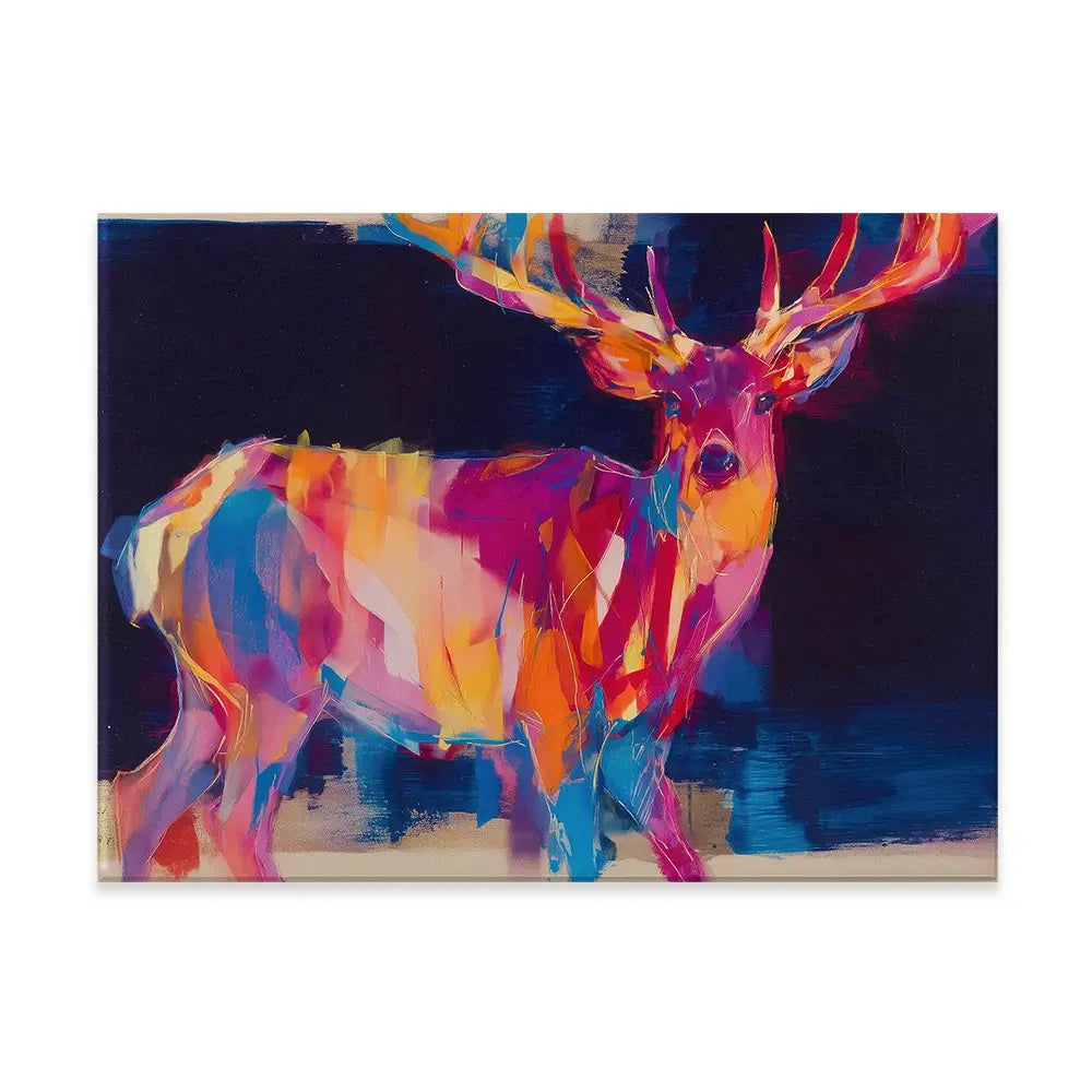 Deer At Twilight Canvas Print Deer At Twilight Canvas Print wall art product Chromatic Storm Studio