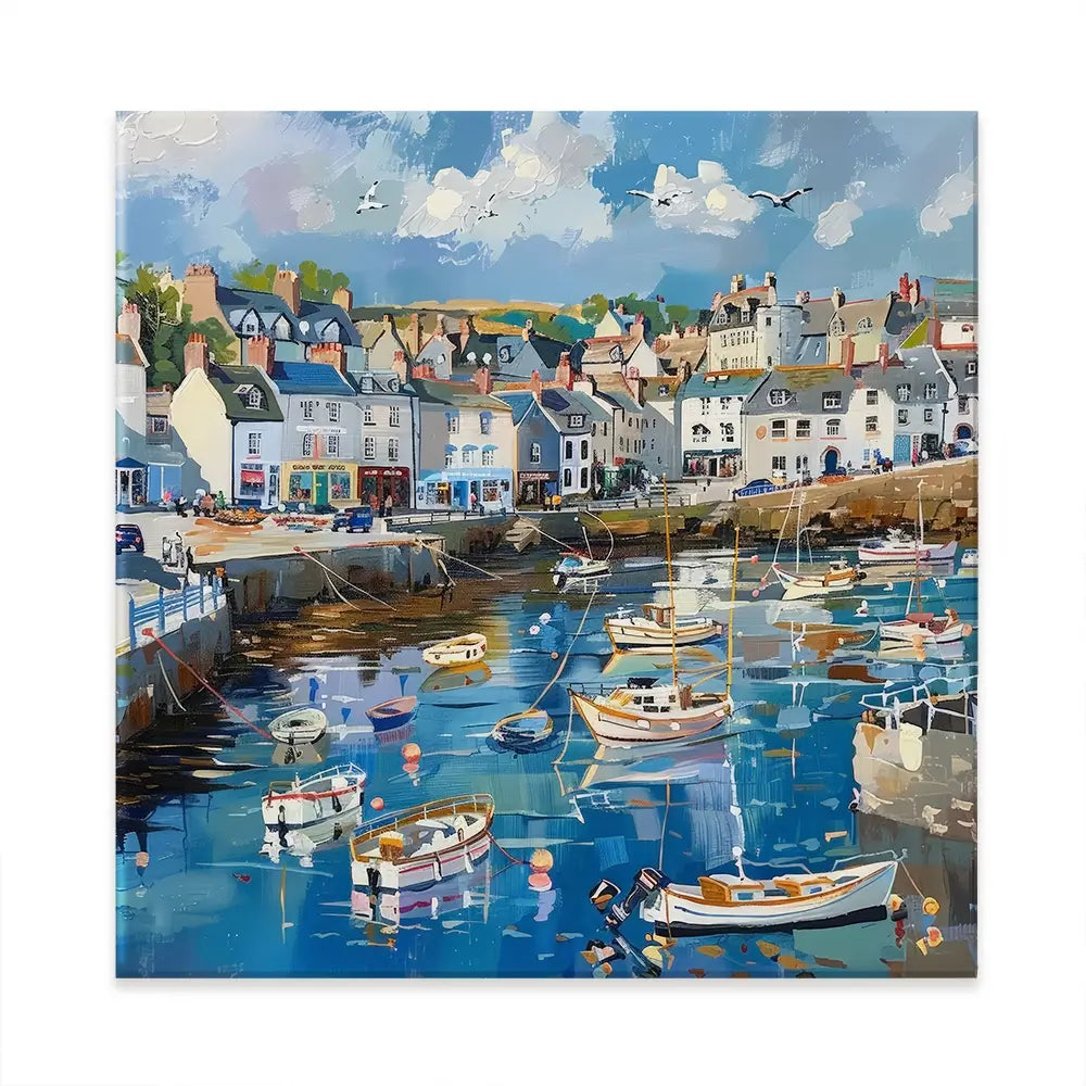 Devon Harbour Canvas Print Devon Harbour Canvas Print wall art product David Alexander Elder