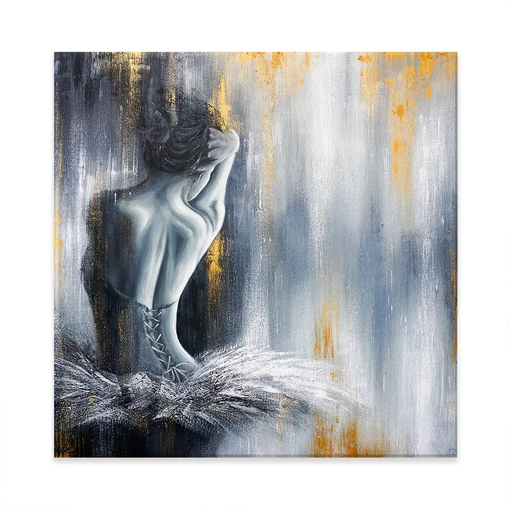 Devotion Square Canvas Print Devotion Square Canvas Print wall art product Isabella Karolewicz
