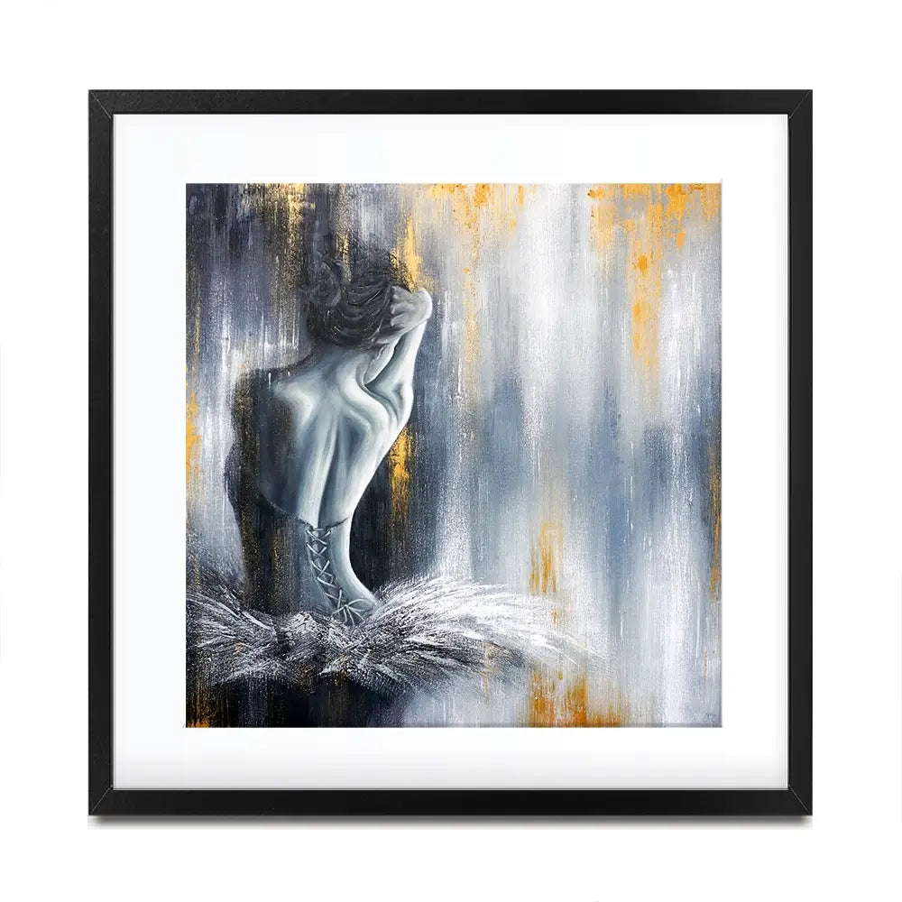 Devotion Square Framed Art Print Devotion Square Framed Art Print wall art product Isabella Karolewicz