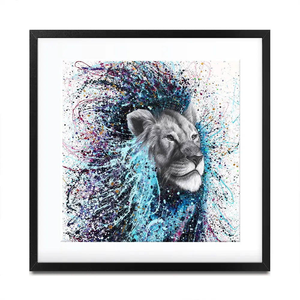 Dream Of A Lion Square Framed Art Print Dream Of A Lion Square Framed Art Print wall art product Ashvin Harrison (2016-2022 collection)