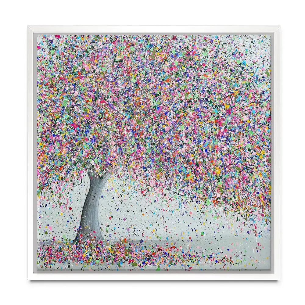 Dreamy Love Square Canvas Print Dreamy Love Square Canvas Print wall art product Jo Gough