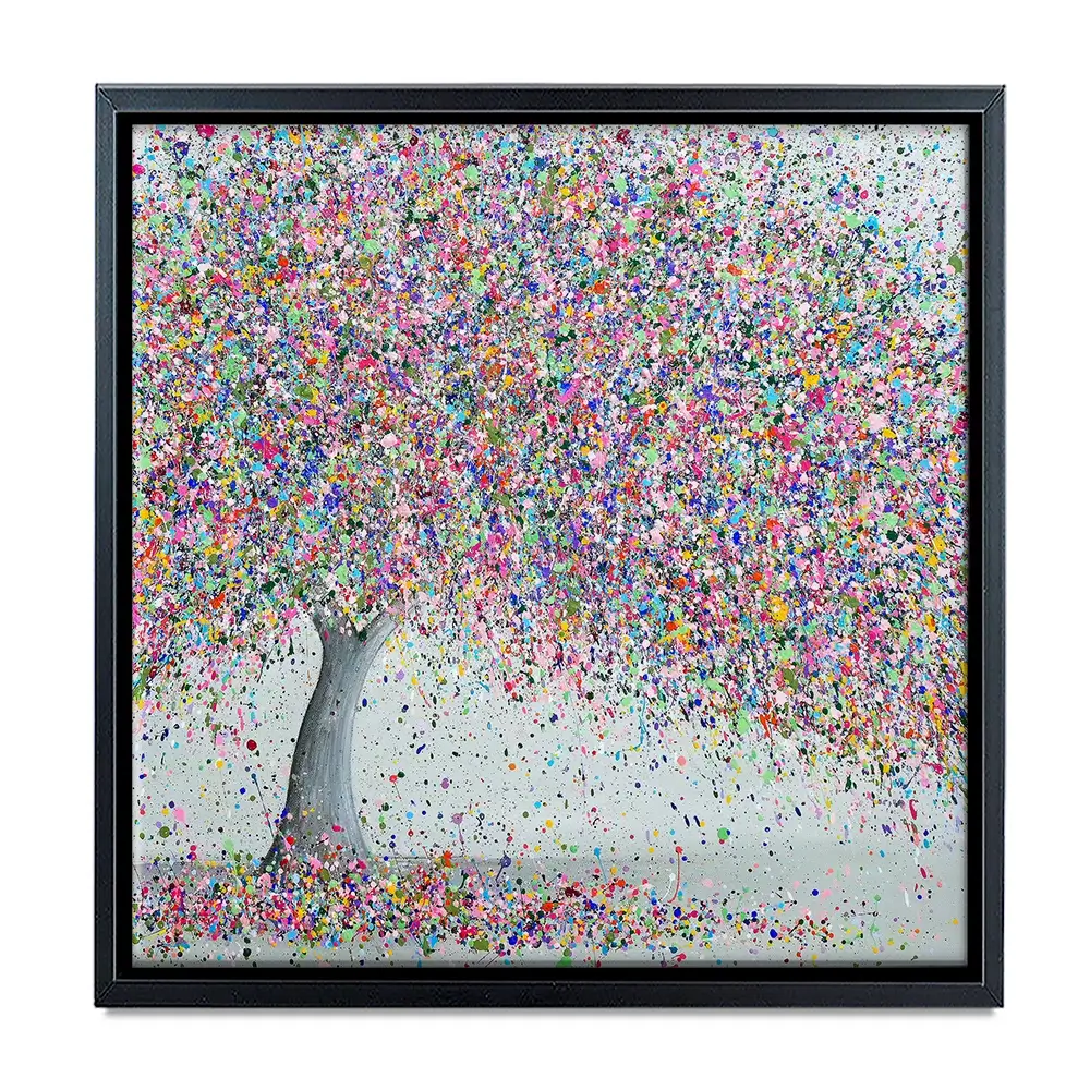 Dreamy Love Square Canvas Print Dreamy Love Square Canvas Print wall art product Jo Gough