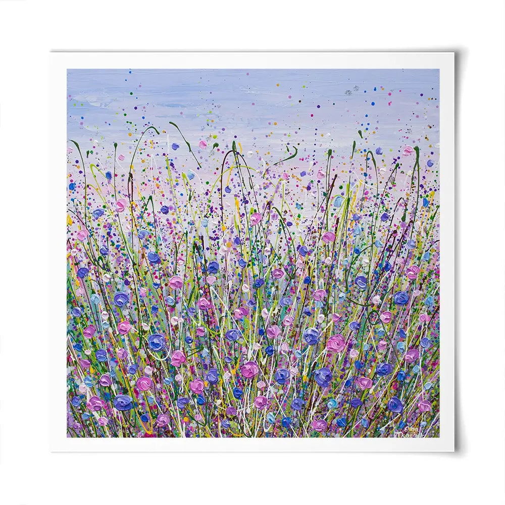 Dreamy Meadow Square Art Print Dreamy Meadow Square Art Print wall art product Olga Tkachyk