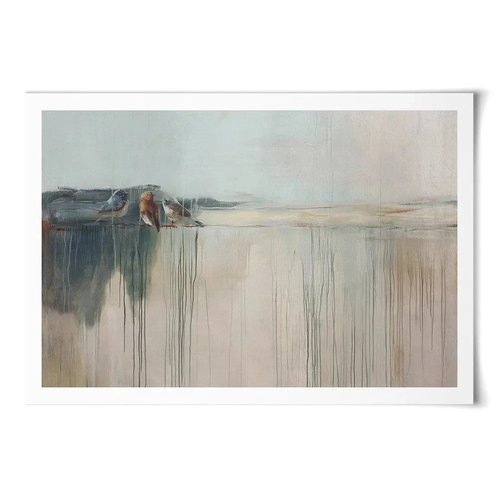 Drips And Feathers Art Print Drips And Feathers Art Print wall art product Svetlana Aleynikova