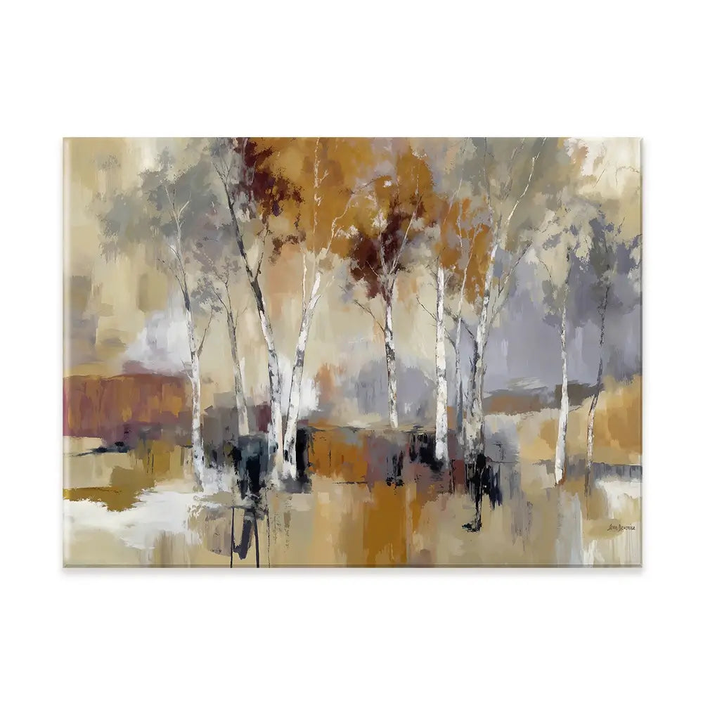 Earthy Birch Tree Forest Canvas Print Earthy Birch Tree Forest Canvas Print wall art product Leon Devenice