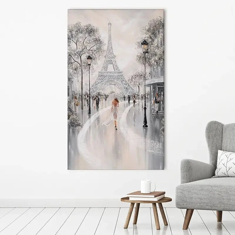 Eiffel Tower Flair Of Paris Canvas Print Eiffel Tower Flair Of Paris Canvas Print wall art product Isabella Karolewicz