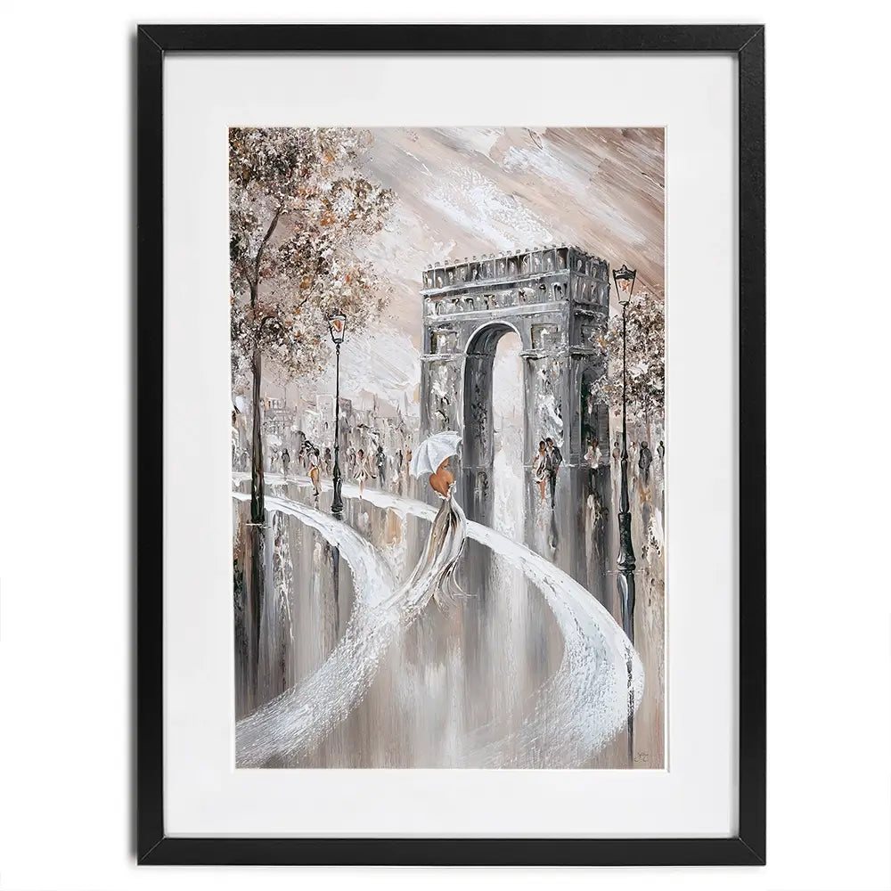 Elegance on the Champs-Élysées Framed Art Print Elegance on the Champs-Élysées Framed Art Print wall art product Isabella Karolewicz