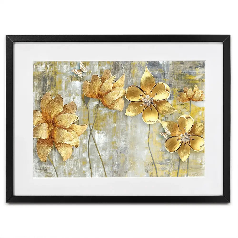 Elegant Florals Framed Art Print Elegant Florals Framed Art Print wall art product Tim Kats / Shutterstock