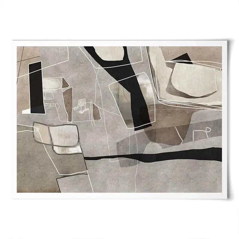 Elements Of Abstraction Art Print Elements Of Abstraction Art Print wall art product Roberto Moro