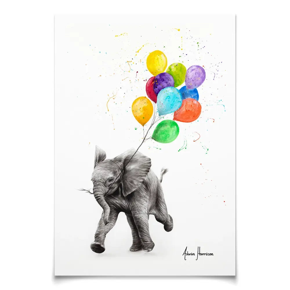 Elephant Freedom Art Print Elephant Freedom Art Print wall art product Ashvin Harrison (2016-2022 collection)