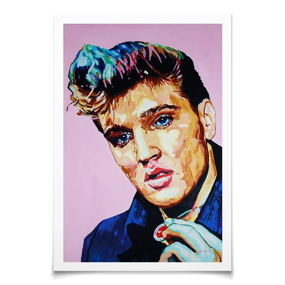 Elvis Art Print Elvis Art Print wall art product Juliet Stockton
