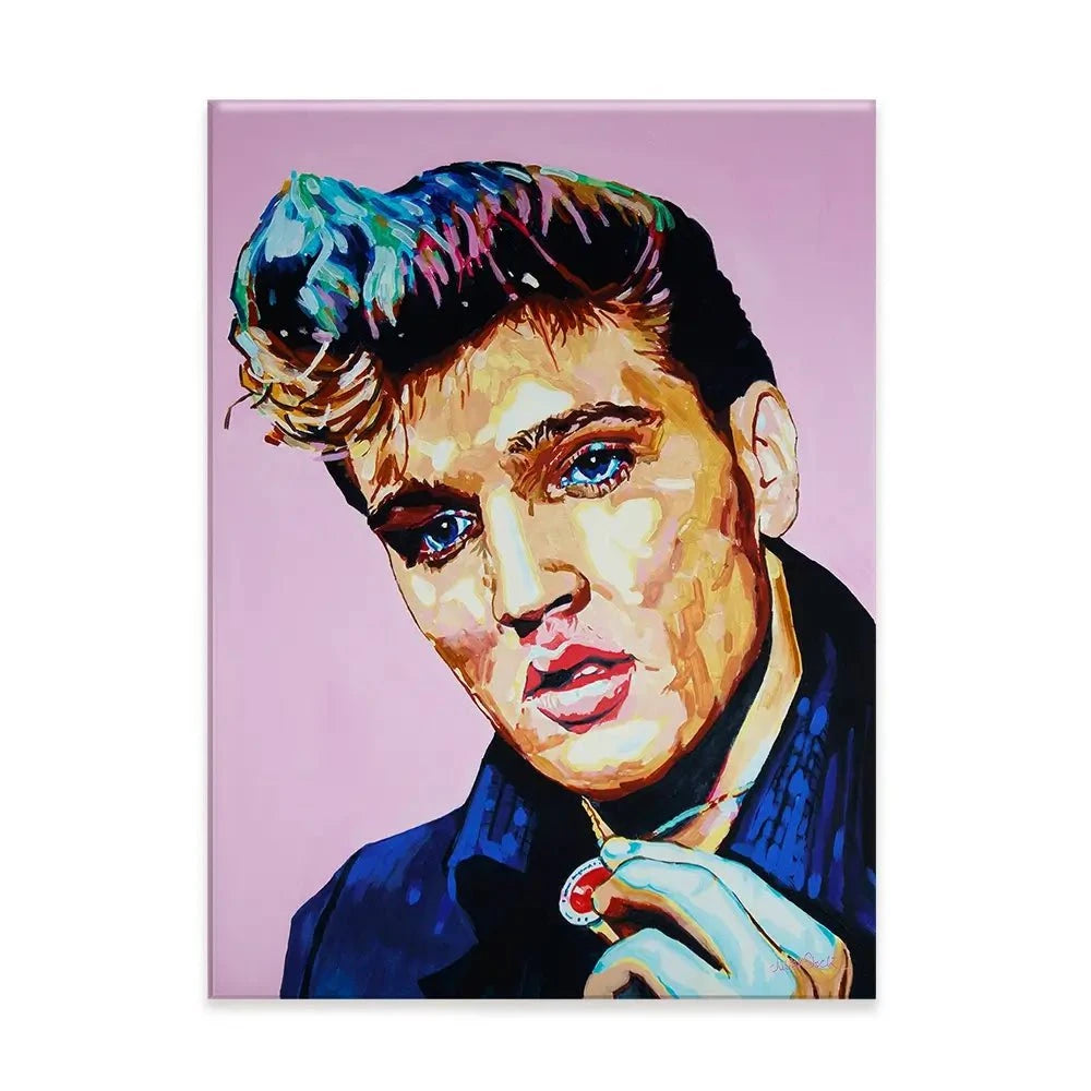 Elvis Canvas Print Elvis Canvas Print wall art product Juliet Stockton
