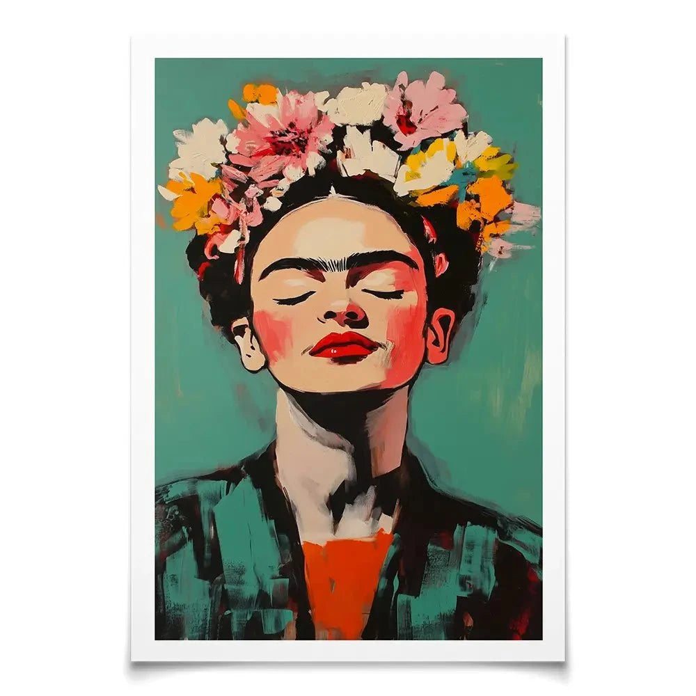 Enjoying Frida Art Print Enjoying Frida Art Print wall art product Treechild