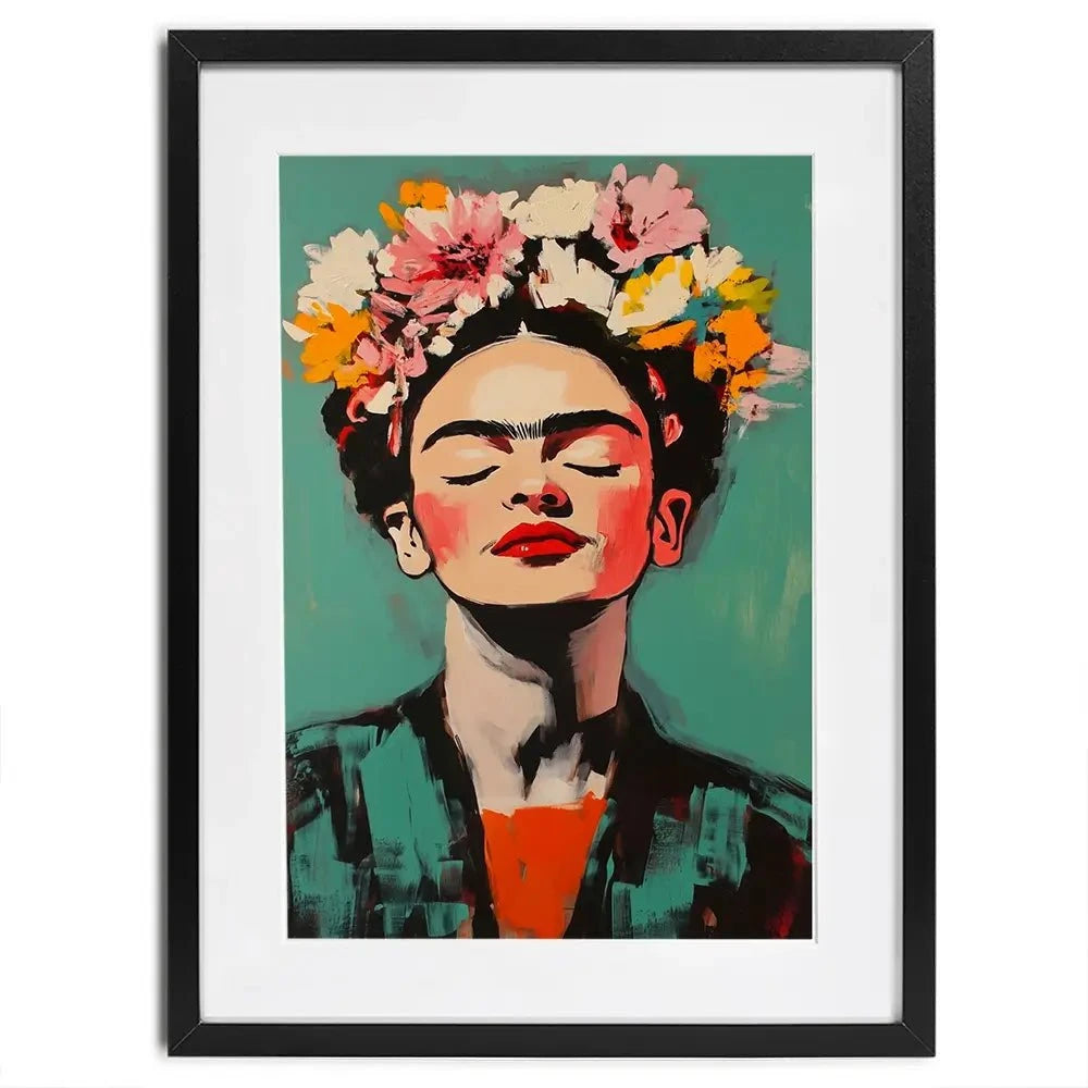 Enjoying Frida Framed Art Print Enjoying Frida Framed Art Print wall art product Treechild