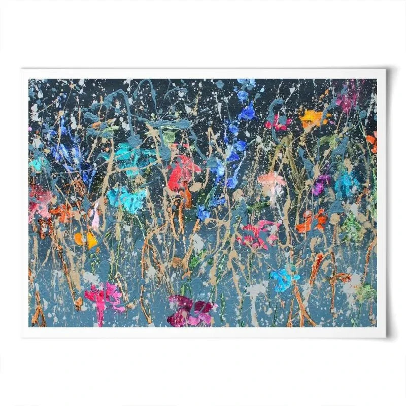 Evening Flowers Art Print Evening Flowers Art Print wall art product Studio Paint-Ing