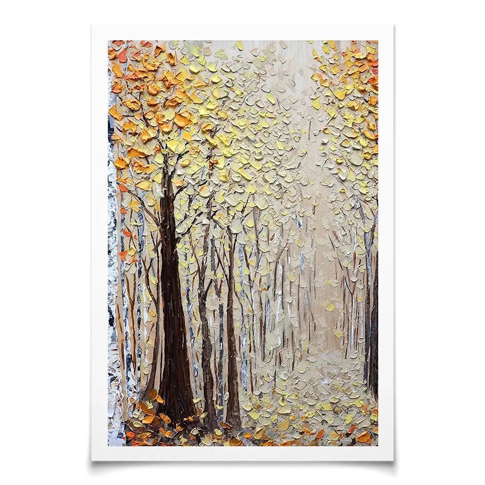 Fall Of A Season Art Print Fall Of A Season Art Print wall art product Nada Khatib