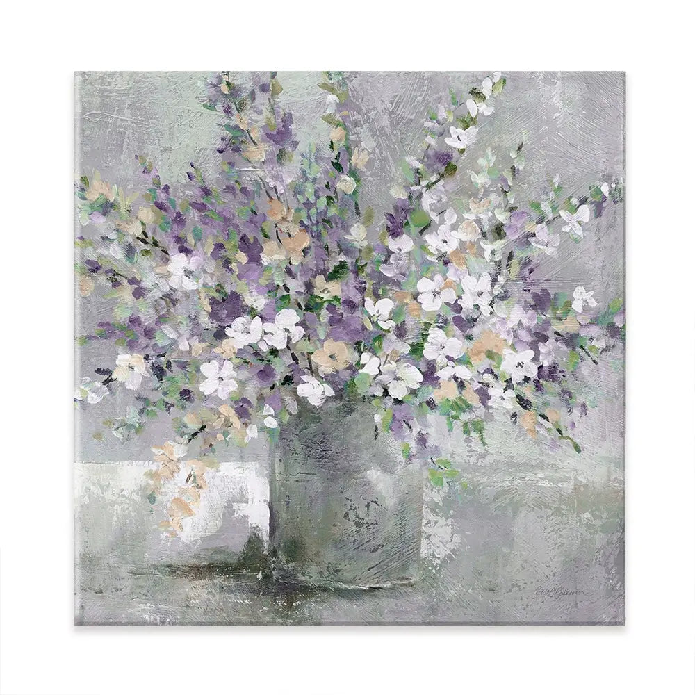 Farmhouse Lavender Canvas Print Farmhouse Lavender Canvas Print wall art product Carol Robinson