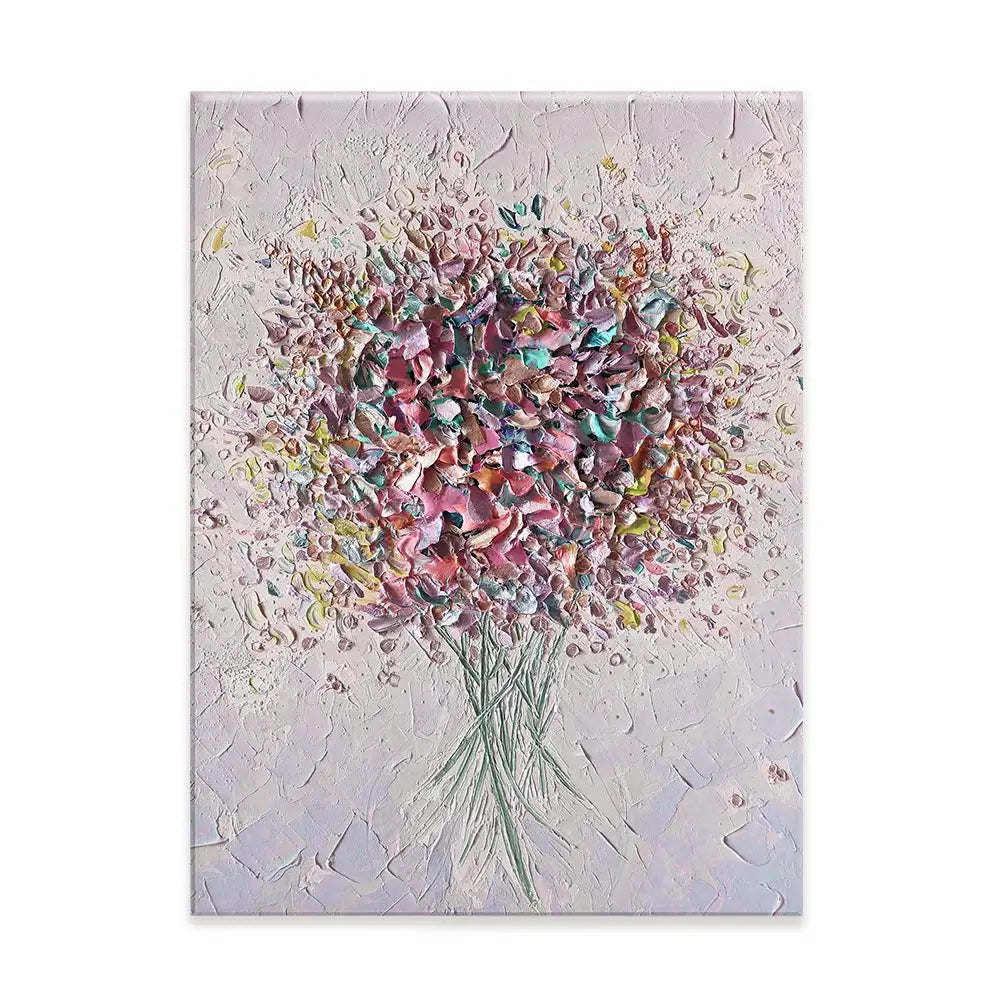 Festive Florals Canvas Print Festive Florals Canvas Print wall art product Nada Khatib