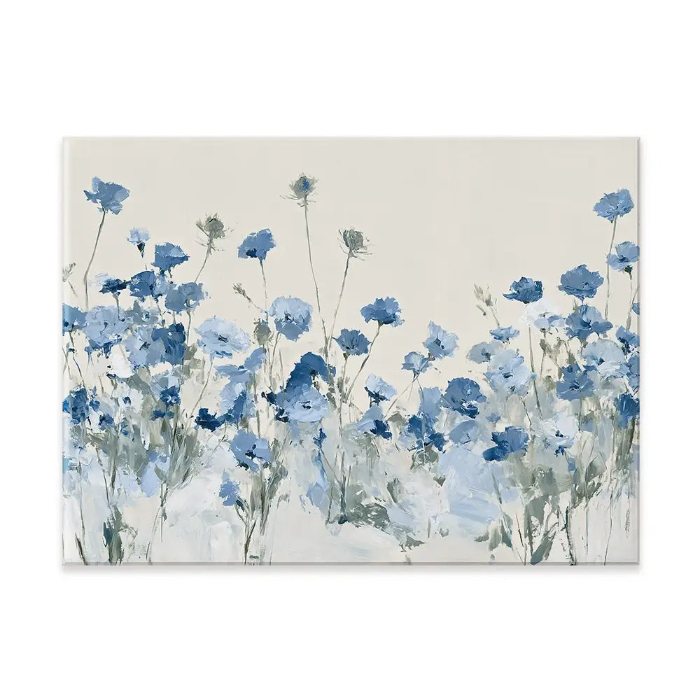 Field Of Wild Asters Canvas Print Field Of Wild Asters Canvas Print wall art product Chromatic Storm Studio