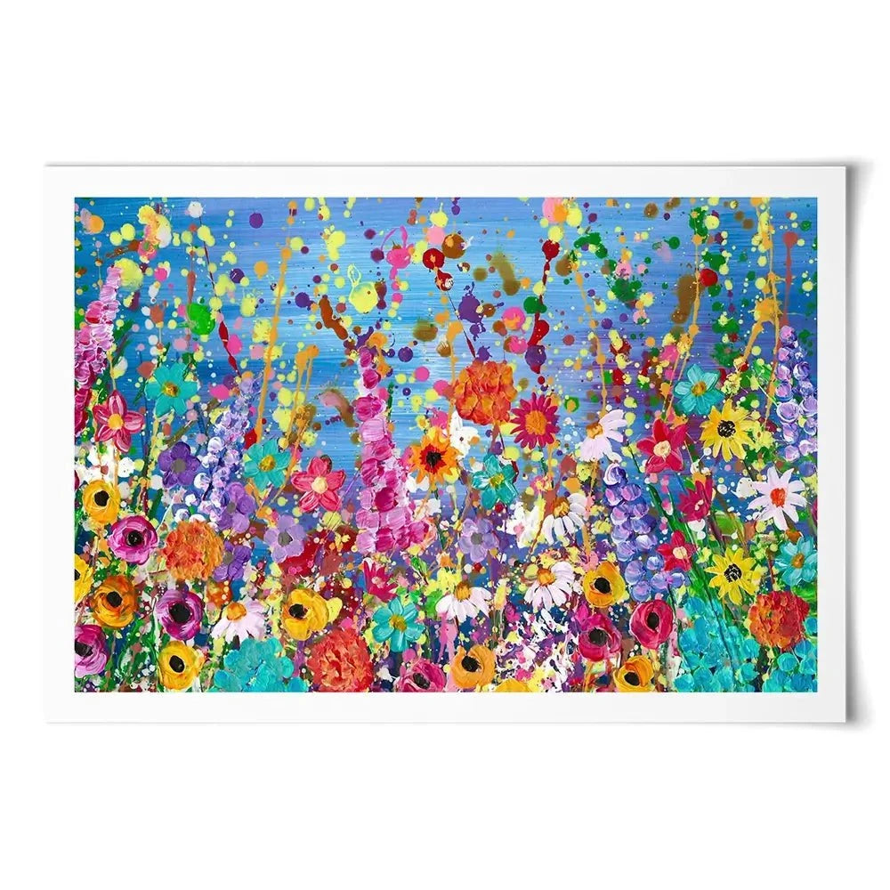 Floral Eruption Art Print Floral Eruption Art Print wall art product Emma LC Art