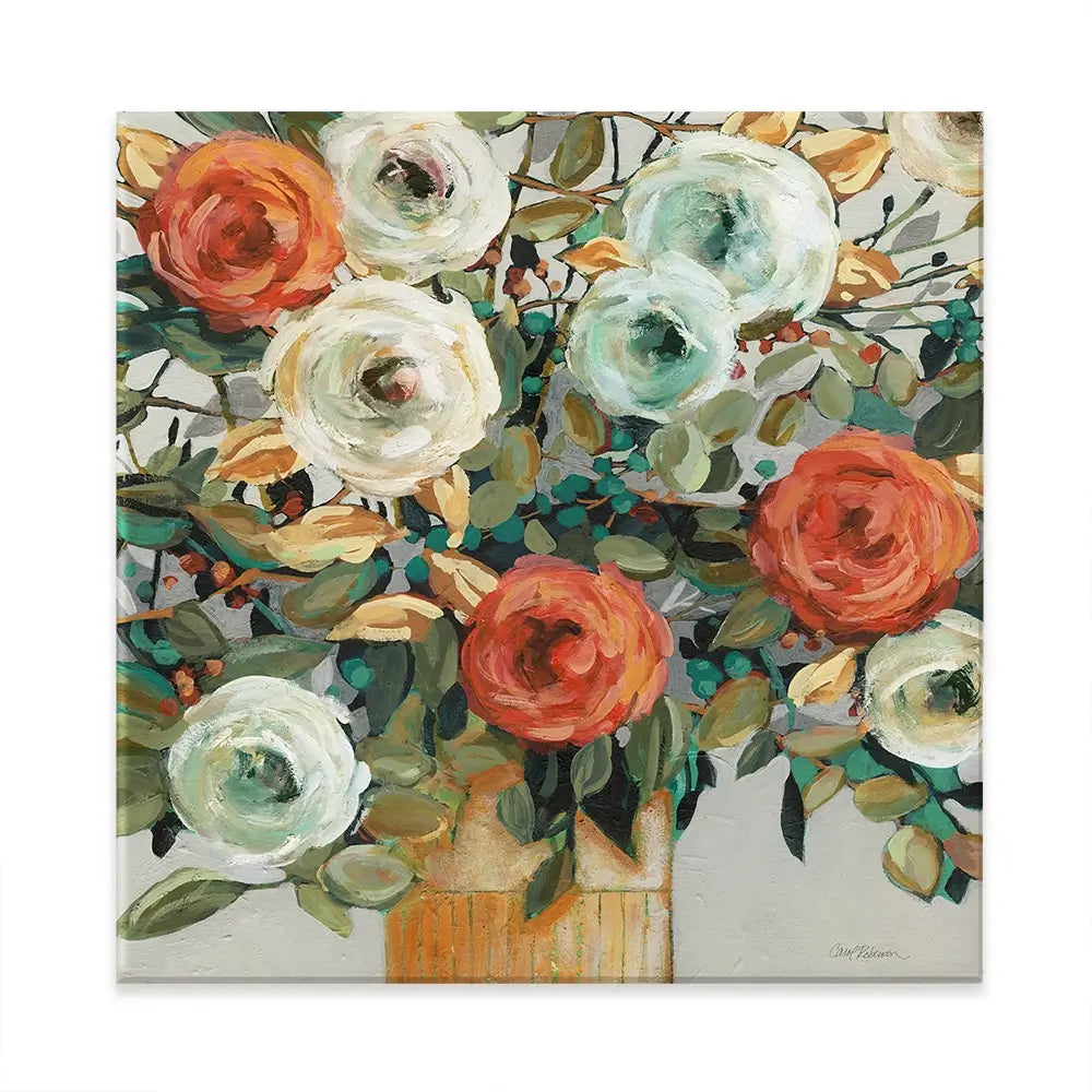 Floral Warmth Canvas Print Floral Warmth Canvas Print wall art product Carol Robinson