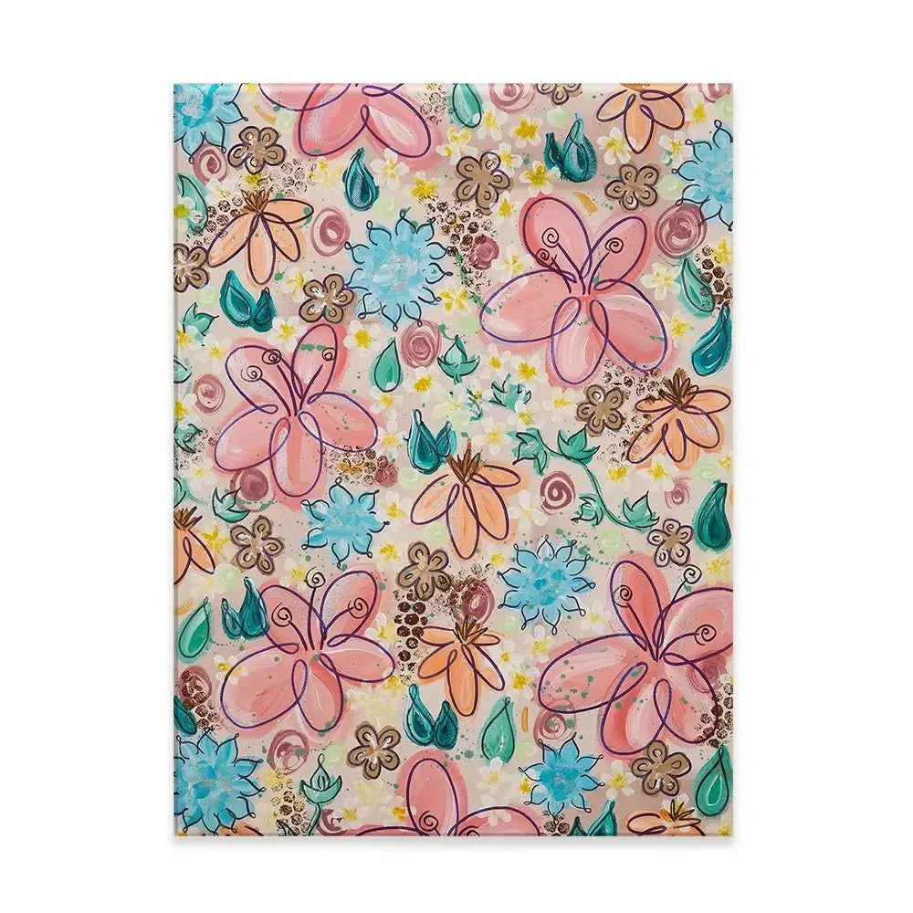 Flower Power Pink Canvas Print Flower Power Pink Canvas Print wall art product Elizabeth White