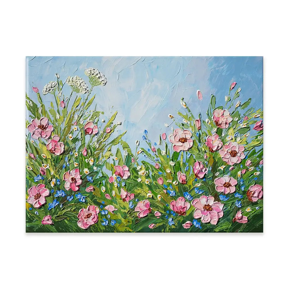 Flowers After The Rain Canvas Print Flowers After The Rain Canvas Print wall art product Olga Tkachyk