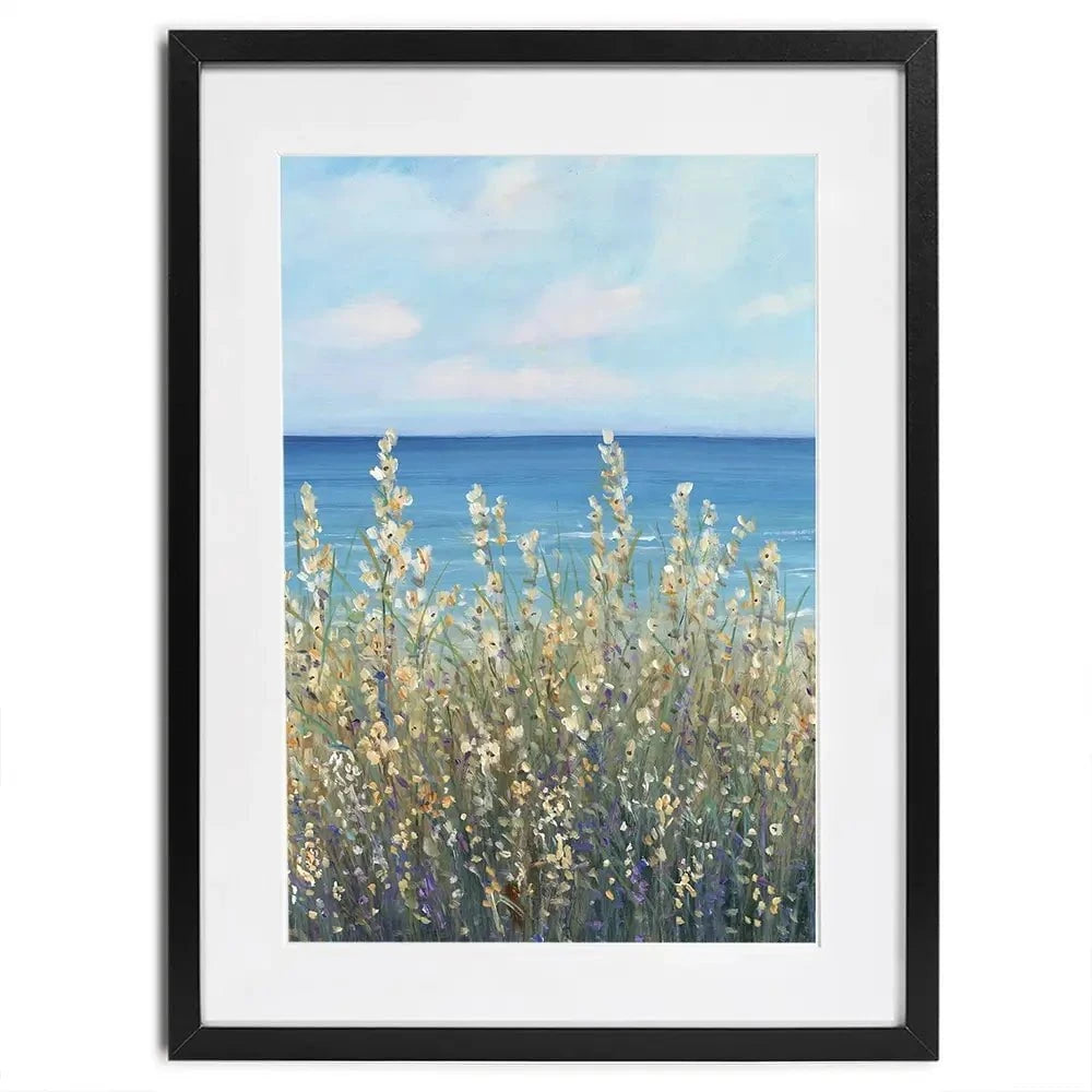 Flowers At The Coast Framed Art Print Flowers At The Coast Framed Art Print wall art product Tim O'Toole